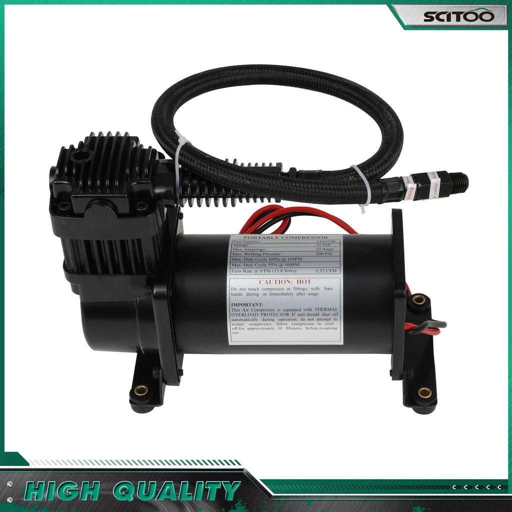12V 200PSI Air Compressor Kit for Train Horns (Universal)