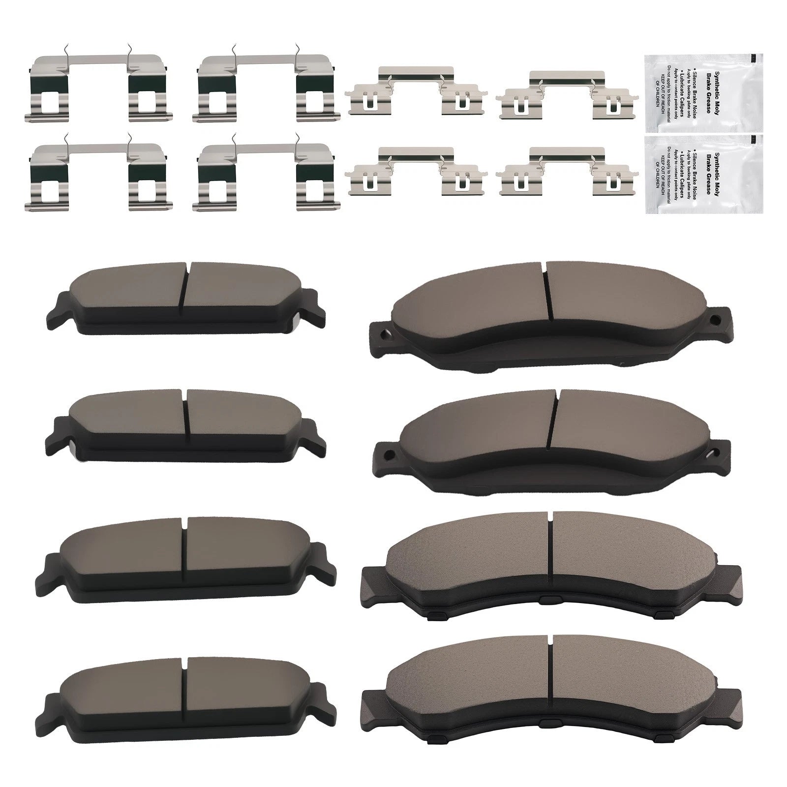 Ceramic Brake Pads Kit for Chevrolet Tahoe/Suburban 1500 (2007–2014)