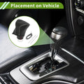 Car Gear Shift Knob Cover for Lexus ES300h 2018-2023 Pebbled Black Grey