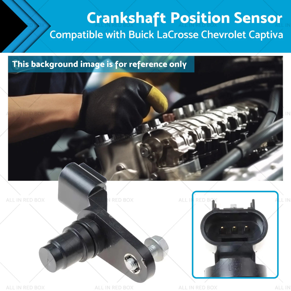 Camshaft Position Sensor for Chevrolet Equinox, Captiva, GMC (2005–2017) 12577245