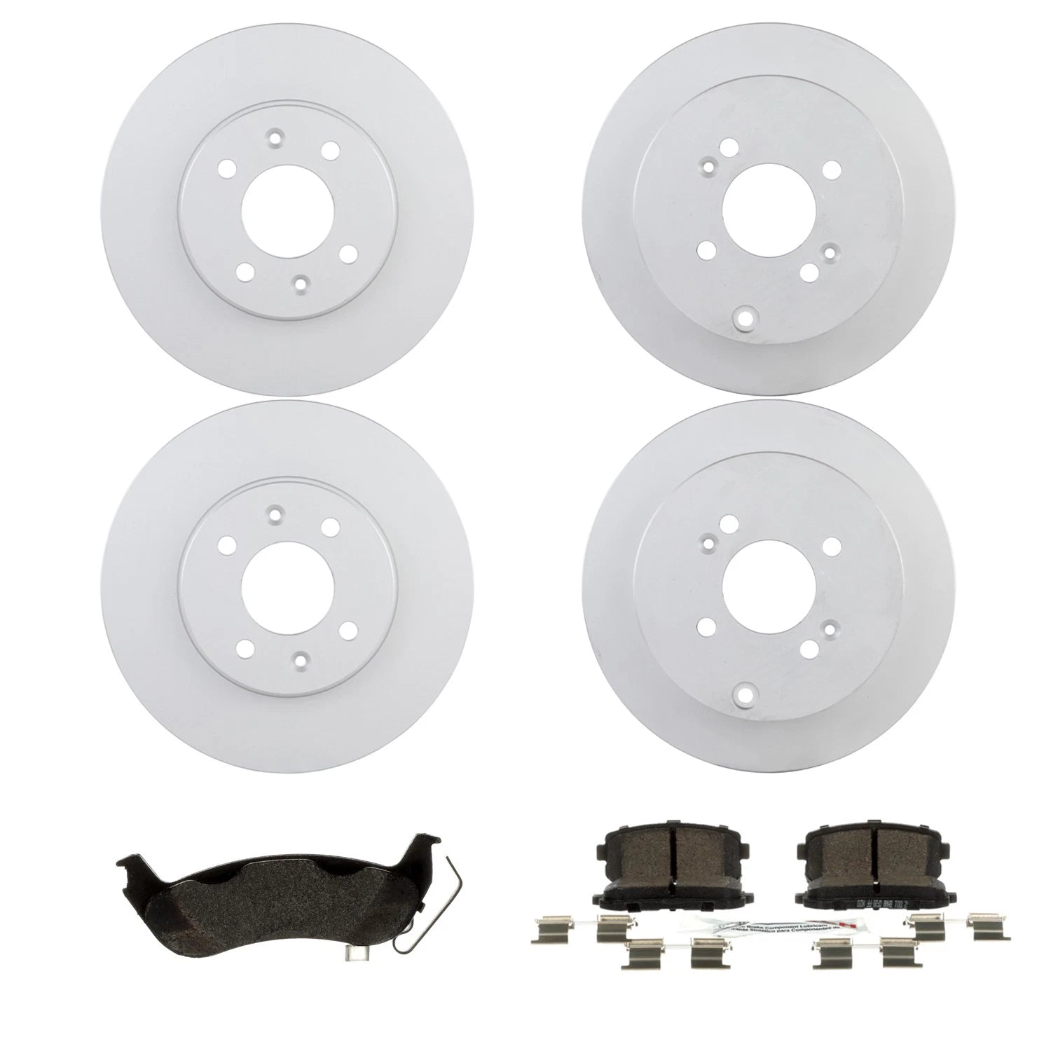 Bosch Quietcast Brake Pad & Rotor Kit for Hyundai Accent, Kia Rio
