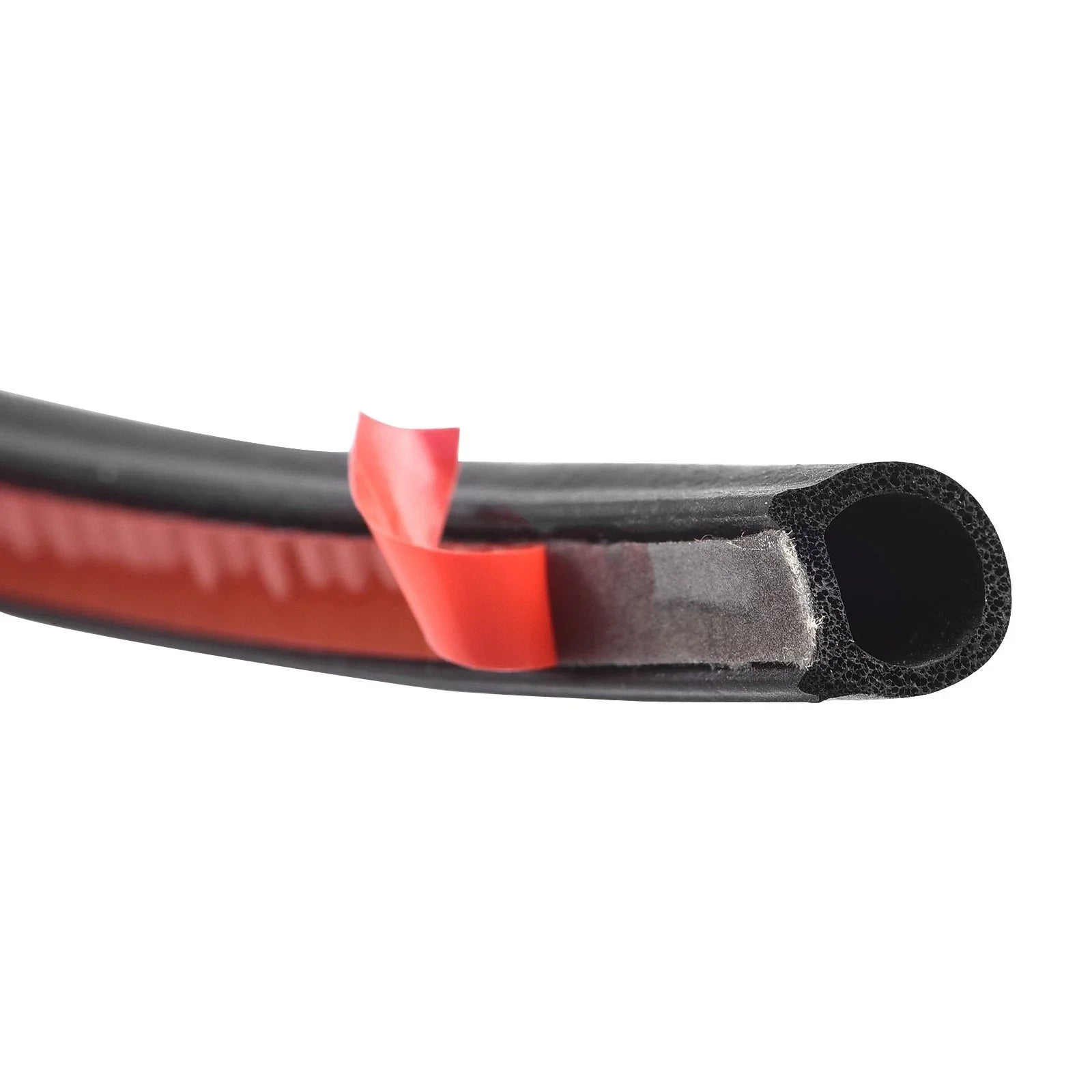D-Shape Seal Strip Trim Front Rear Windshield Sunroof Weatherstrip Rubber