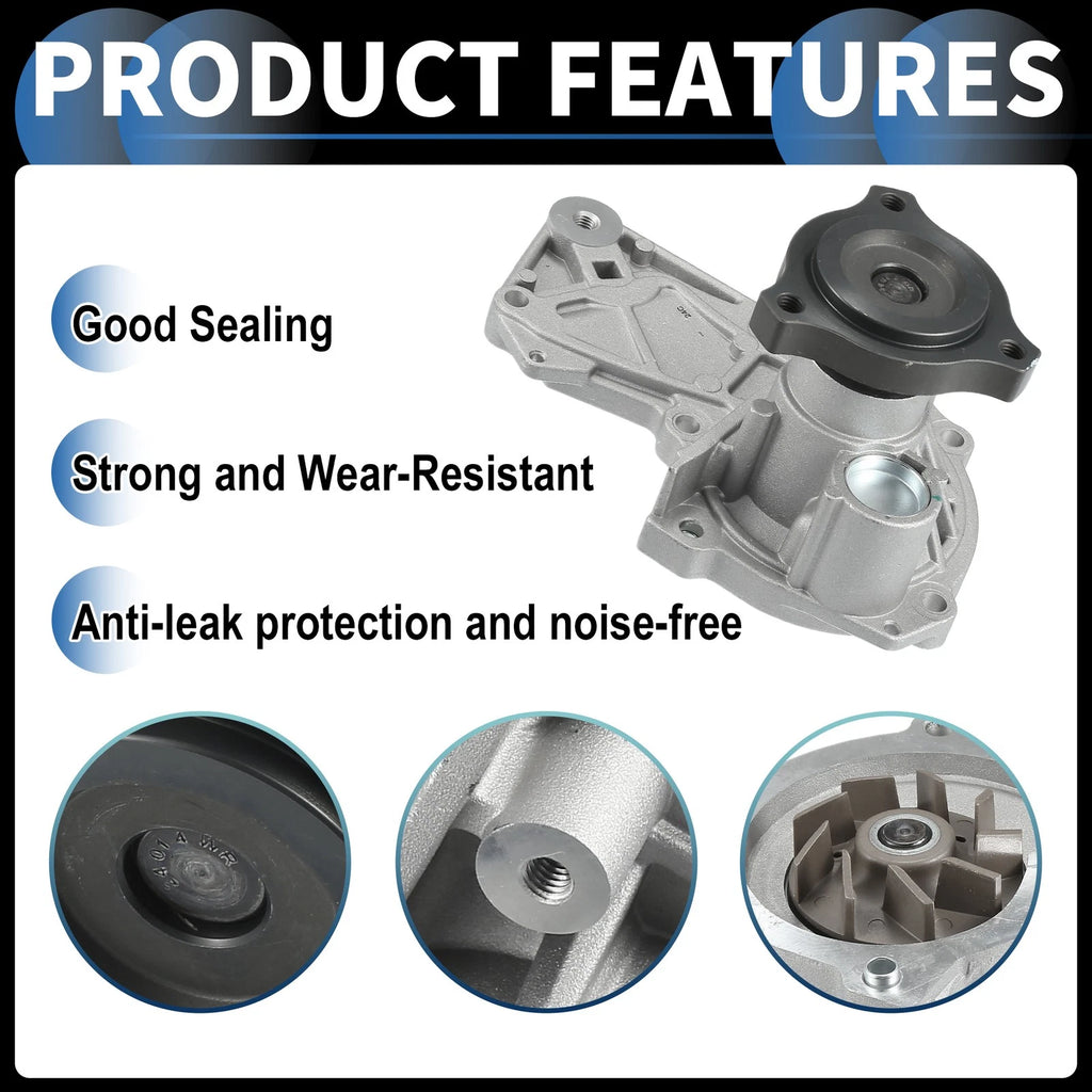 Water Pump with Gasket Kit for Ford Escape, Fusion (2017–2019) No.DS7G8501AA
