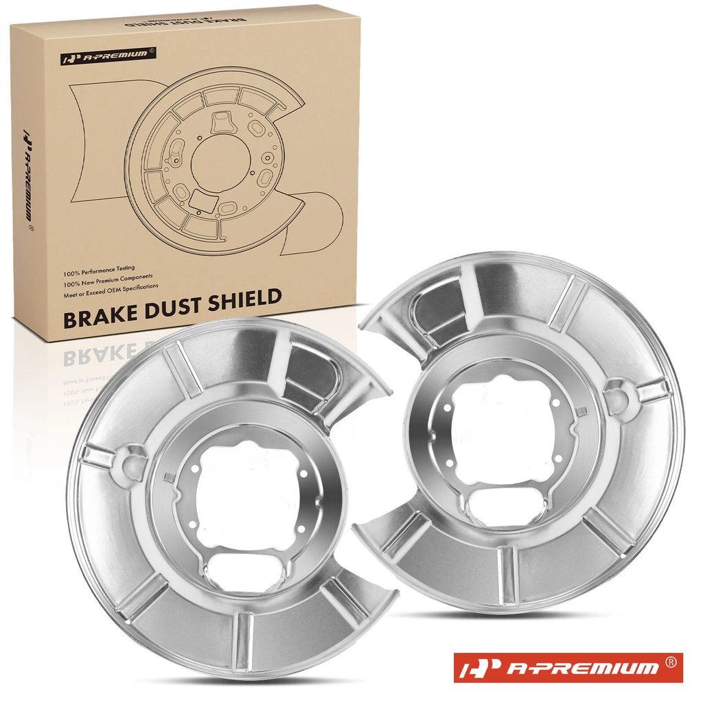 2X Brake Dust Shields for BMW 525i 645Ci (2004–2007)