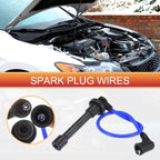 7pcs Spark Plug Wire Ignition Coil Cable No. 32720-P8A-A02 for Honda Accord (1990–2002)