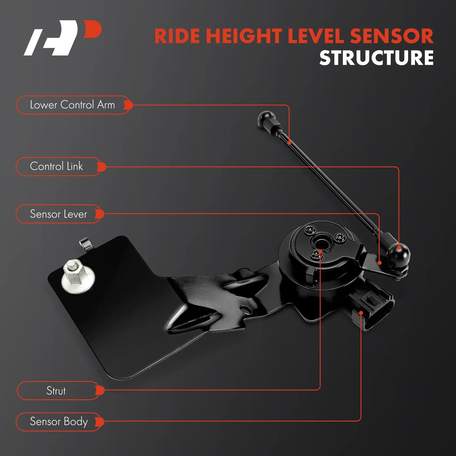 Front Driver Ride Height Level Sensor for Chevrolet Camaro (2014-2015)