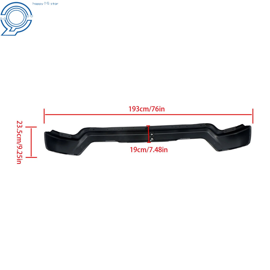 Front Bumper Face Bar for Chevy Silverado (2022-2024) Black Steel