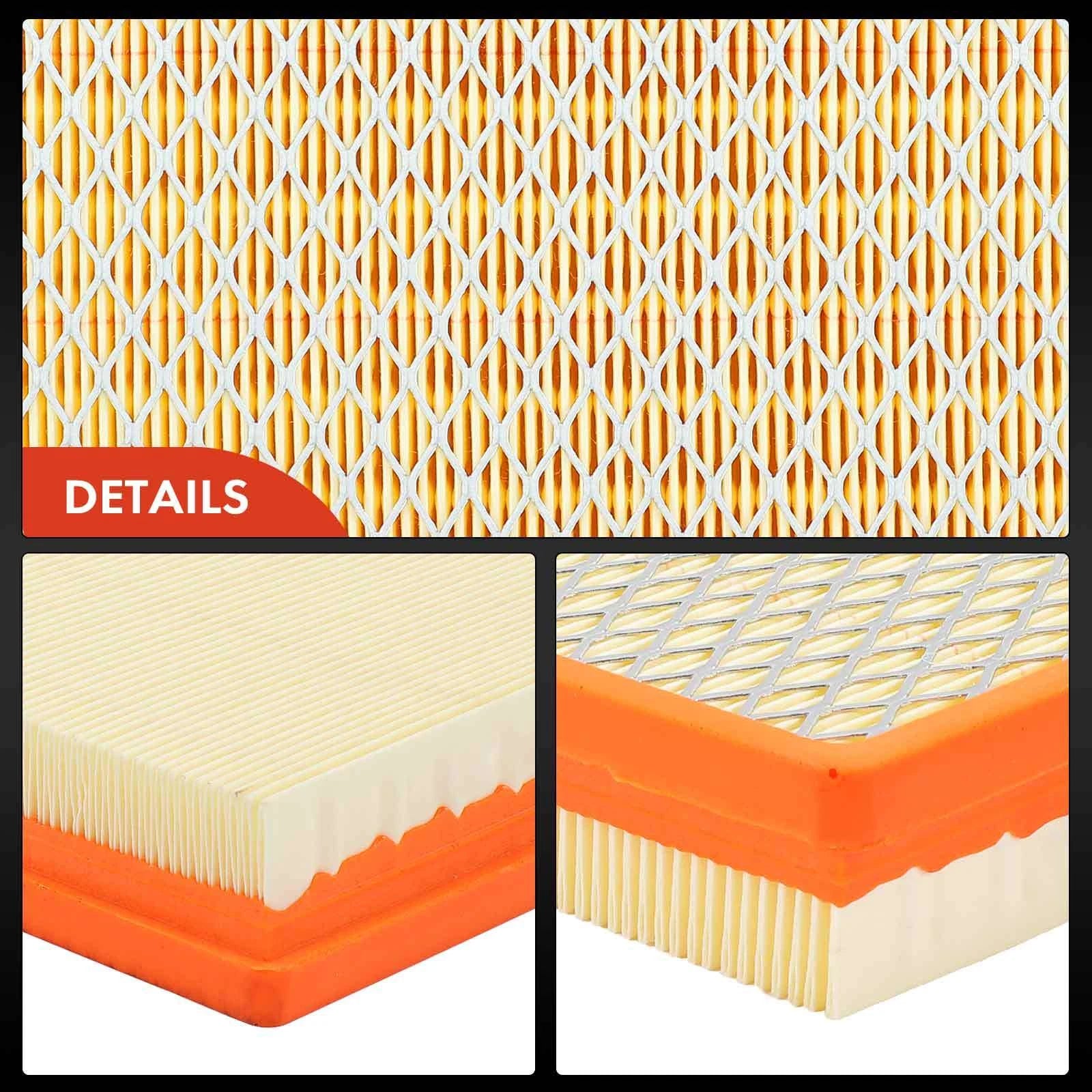 2X Engine Air Filter for Jeep Wrangler TJ (1997-2006) Flexible Panel