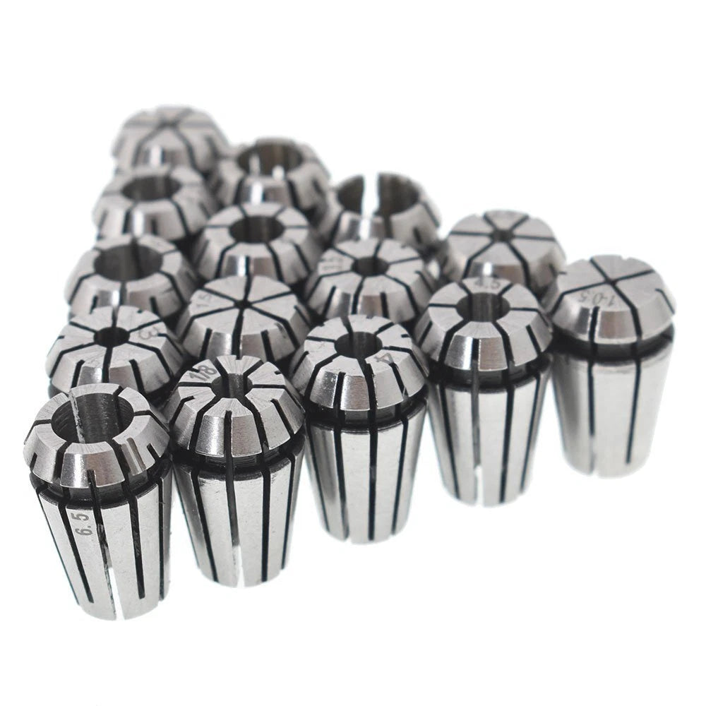 15Pcs ER11 Spring Collet Set for CNC Milling Tool