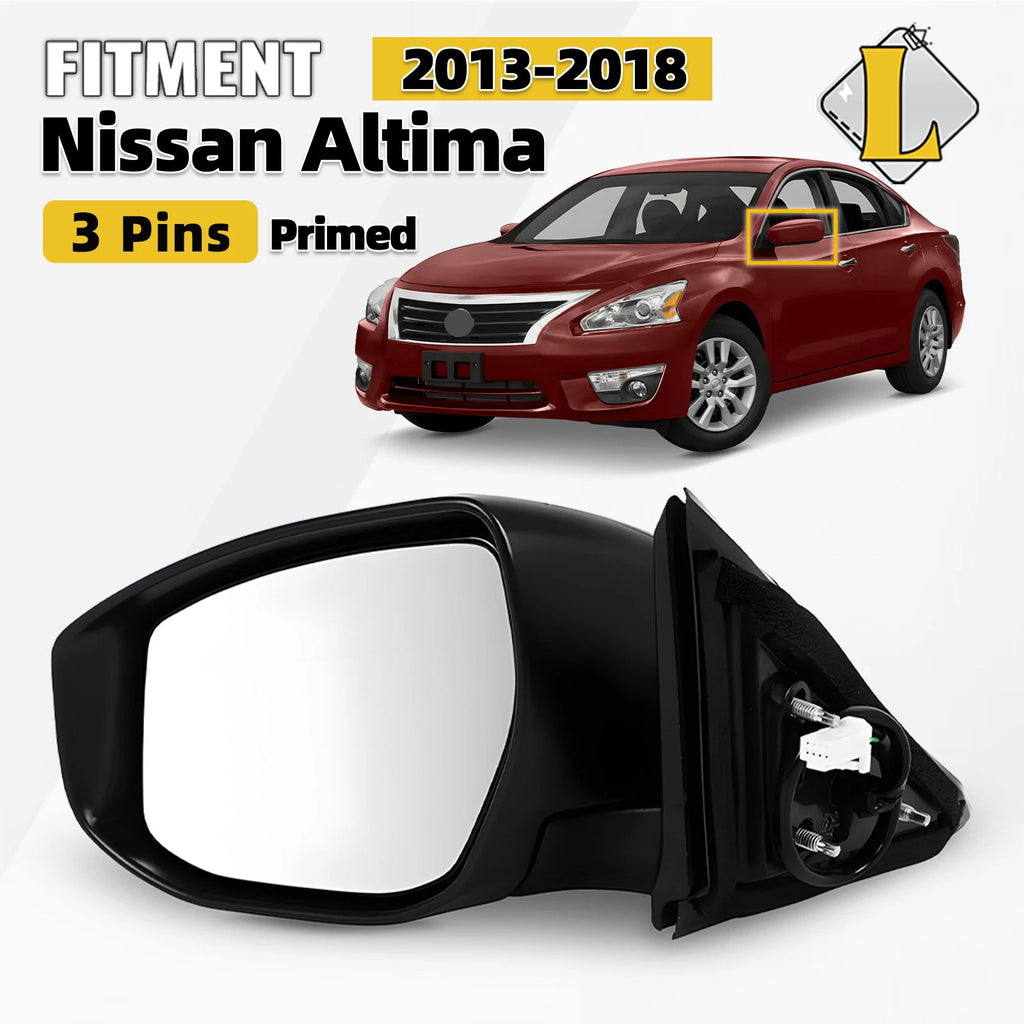 Left Side Door Mirror for Nissan Altima (2013–2018) 3 Pins