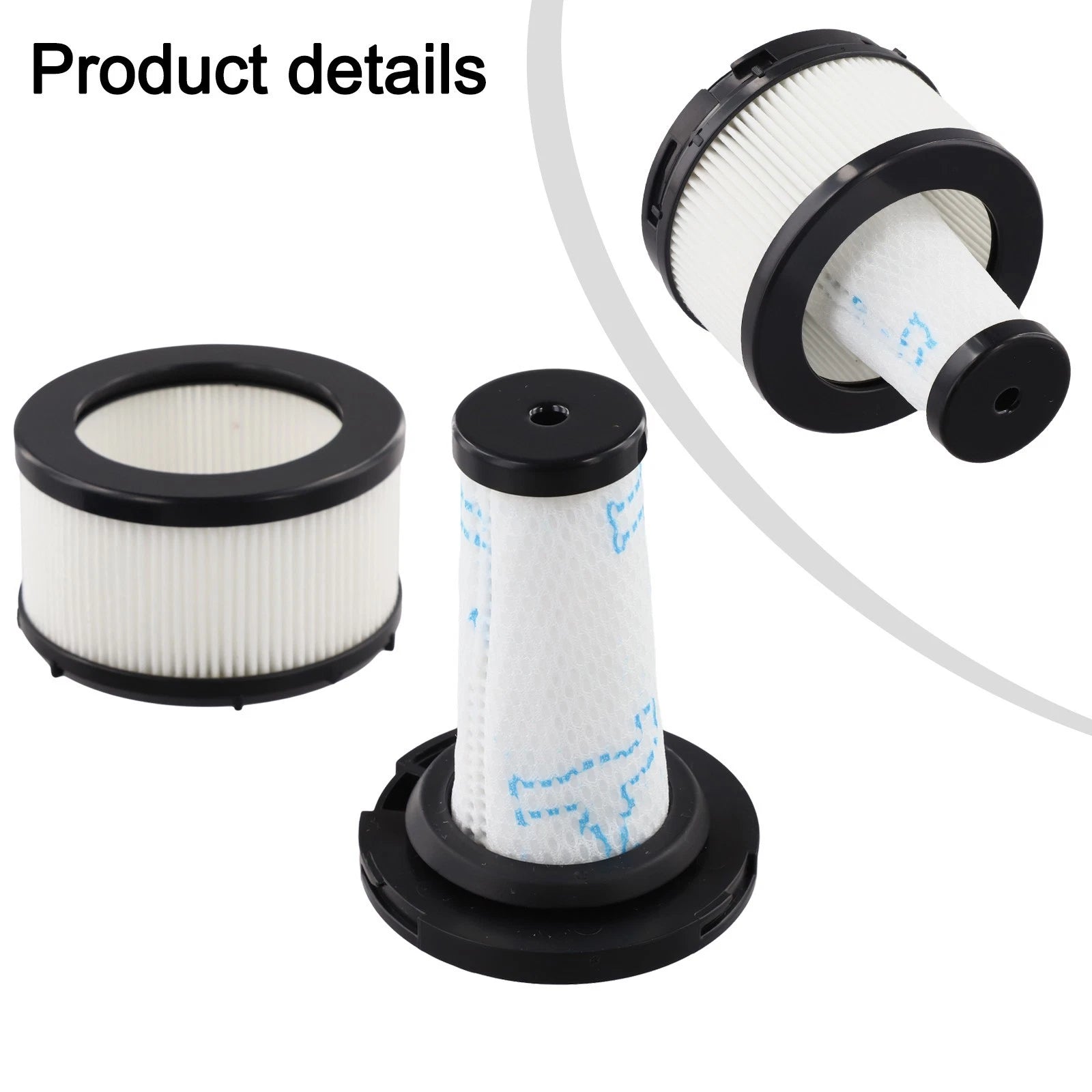 2X Vacuum Filter Kit for XPert 7 (RH6A35WO RH6A39WO RH6A31WO RH6A33WO)