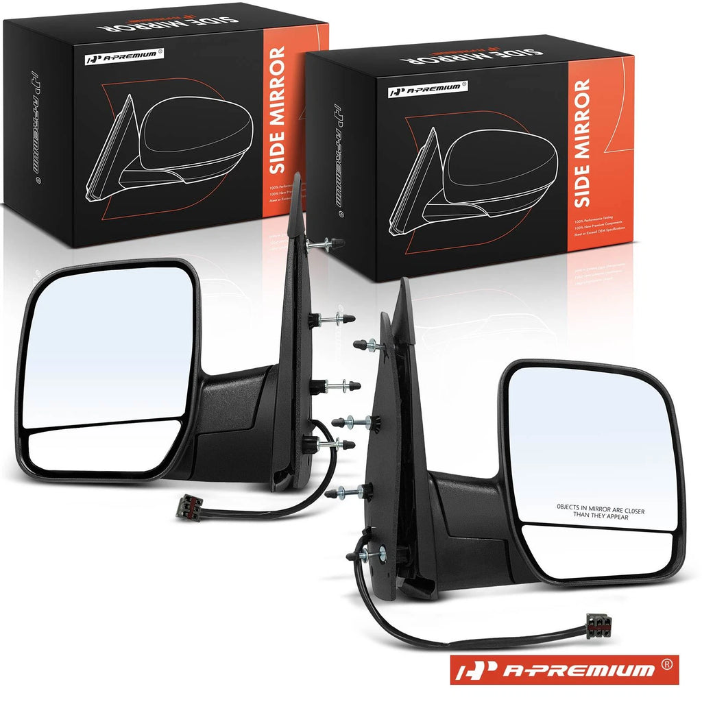 Power Mirror Pair with Power Fold for Ford E-150 E-250 (2003–2007)