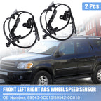 2pcs ABS Wheel Speed Sensor for Toyota Sequoia Tundra (2008–2021) No. 89543-0C010
