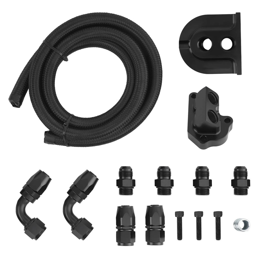 Front Oil Filter Relocation Kit for Ford Mustang F150 (2011-2023) 5.0 V8