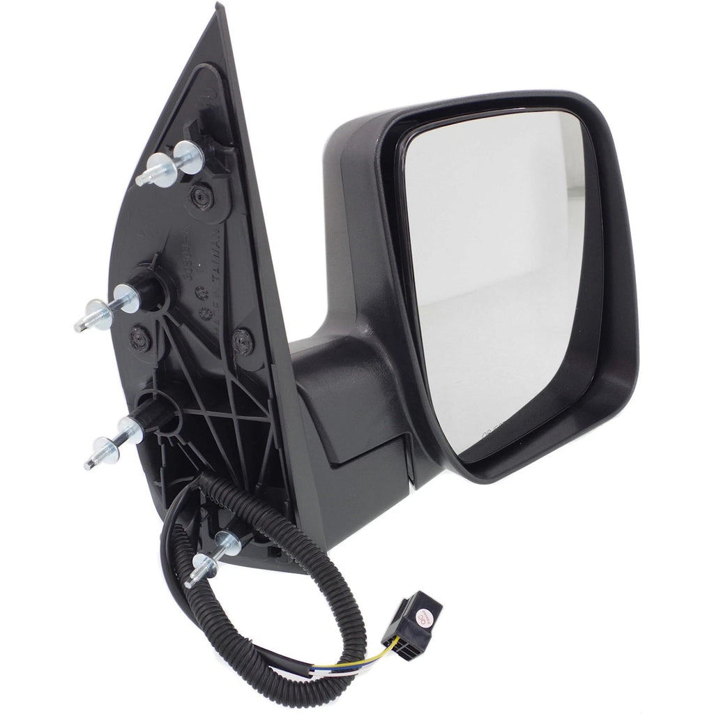 Power Mirror Set of 2 for Ford E-350 Super Duty (2009–2013) Black Manual Folding