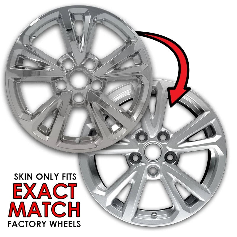 17" Chrome Wheel Skins Replacement for 2016-2017 Chevy Equinox