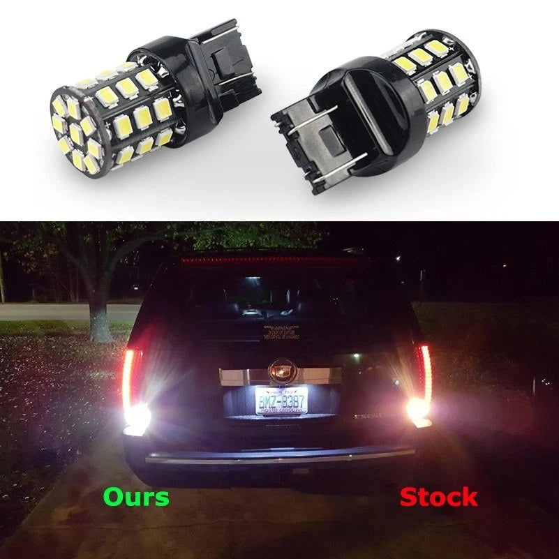 2X 7443 LED Back Up Light Bulbs for Make Model