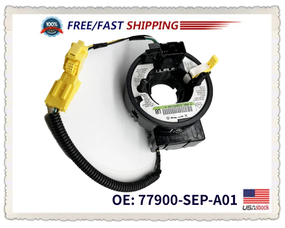 Spiral Cable Clock Spring 77900-SEP-A01 for Acura TL (2004–2006)