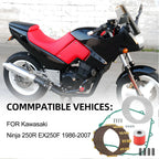 Clutch Friction Plates &Gasket Kit for Kawasaki Ninja EX250F (2008–2012)