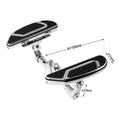 Chrome Rider Driver Passenger Floorboards for Harley Road King Glide (93-2025)