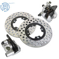 Front Brake Calipers & Rotors for Yamaha Grizzly 350 400 450 (2007–2014)