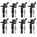 8X Ignition Coils + 8X Iridium Spark Plugs for Ford F150 V8 5.4L (2004–2008)