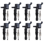 8X Ignition Coils + 8X Iridium Spark Plugs for Ford F150 V8 5.4L (2004–2008)