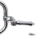 2.5" Chrome Foot Pegs for Harley Sportster Dyna Touring Soft