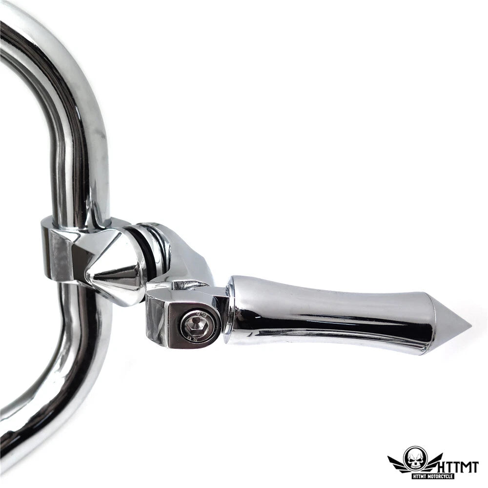 2.5" Chrome Foot Pegs for Harley Sportster Dyna Touring Soft