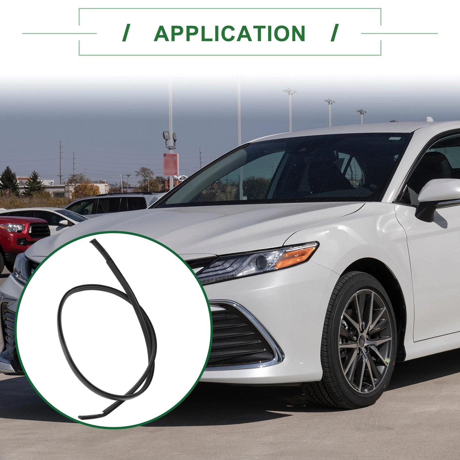 Right Side Roof Sealing Strip Sunroof Trim No. 7555506080 for Toyota Camry (2012–2017)