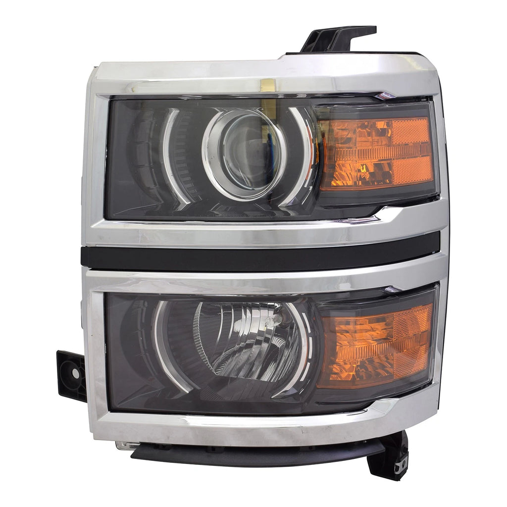 Replacement Driver Side Halogen Projector Style Headlight Assembly