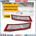 Set of 2 Clear Front Bumper Reflectors for BMW 5 Series (2011–2016)