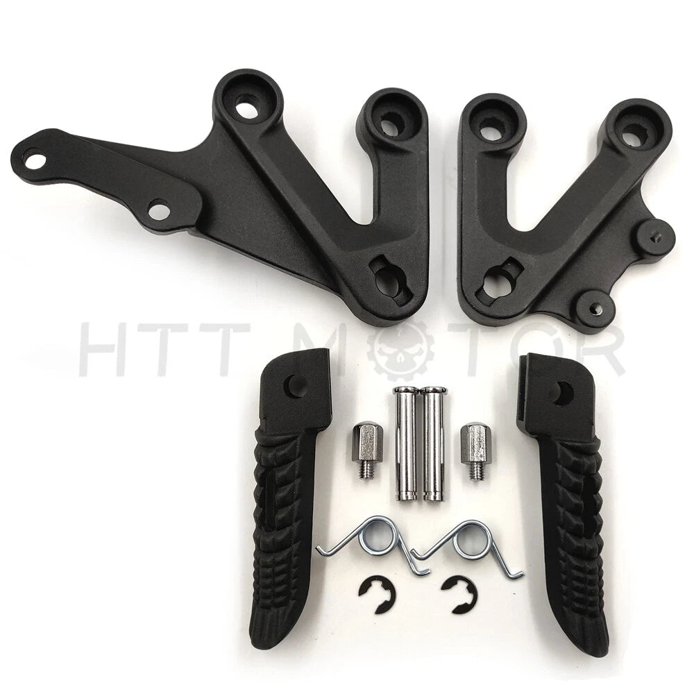 Set of 2 Front Foot Pegs Footrest Brackets for Suzuki GSXR1000 (2003–2004)