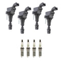 Set of 4 Ignition Coils & NGK Platinum Spark Plugs for Aura Equinox G5 (2007–2009)