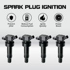 4X Ignition Coil for Hyundai Accent Veloster Kia Rio Soul (2012–2019) L4 1.6L UF-652