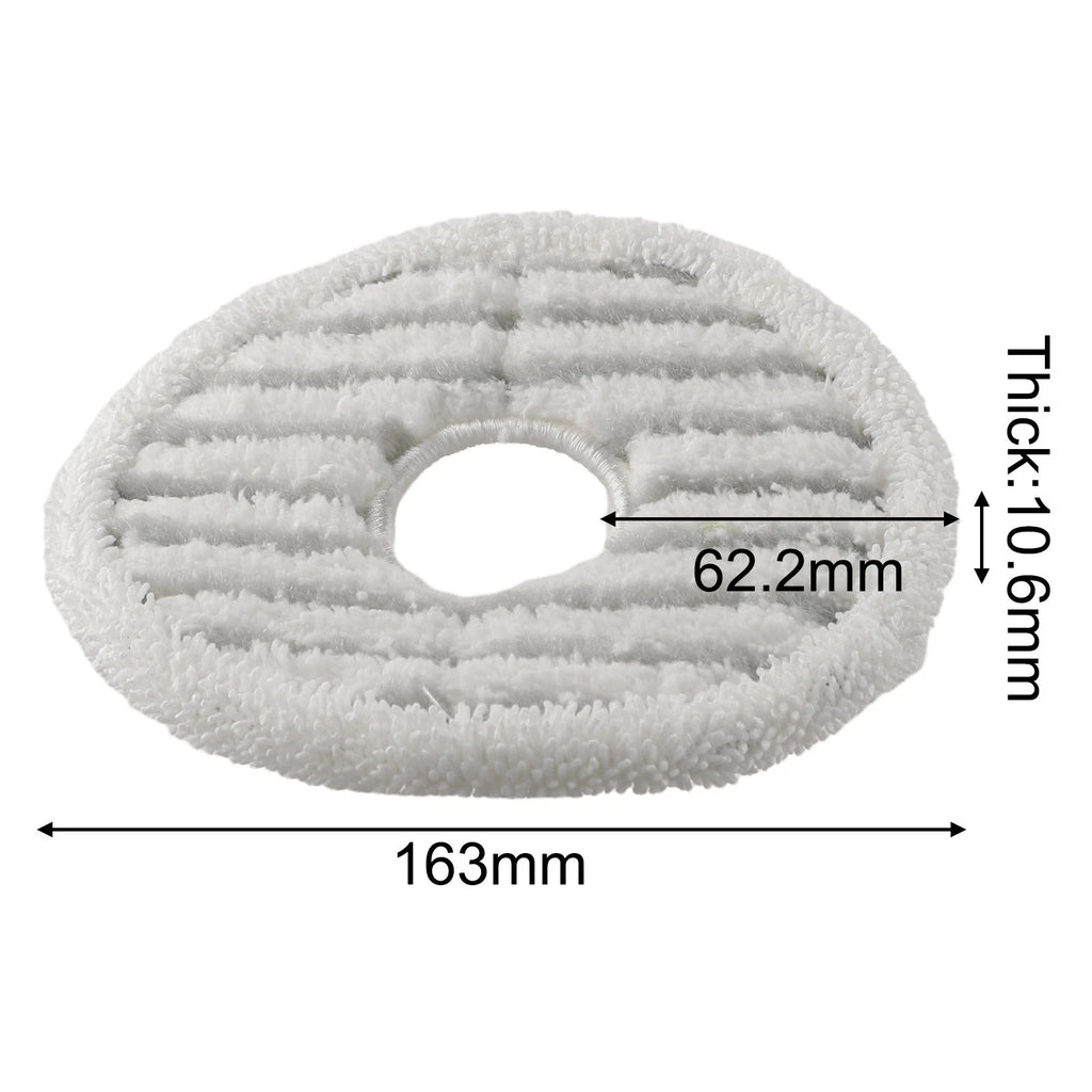 Set of 4 Replacement Mop Cloths for Bissell SpinWave (Cordless)