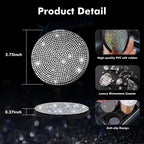 Bling Car Cup Holder Coasters Engine Start Button Ring Cover Decoration for Universal (2000-2025)