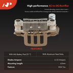Alternator Rectifier Diode for Honda Hyundai Dodge Plymouth