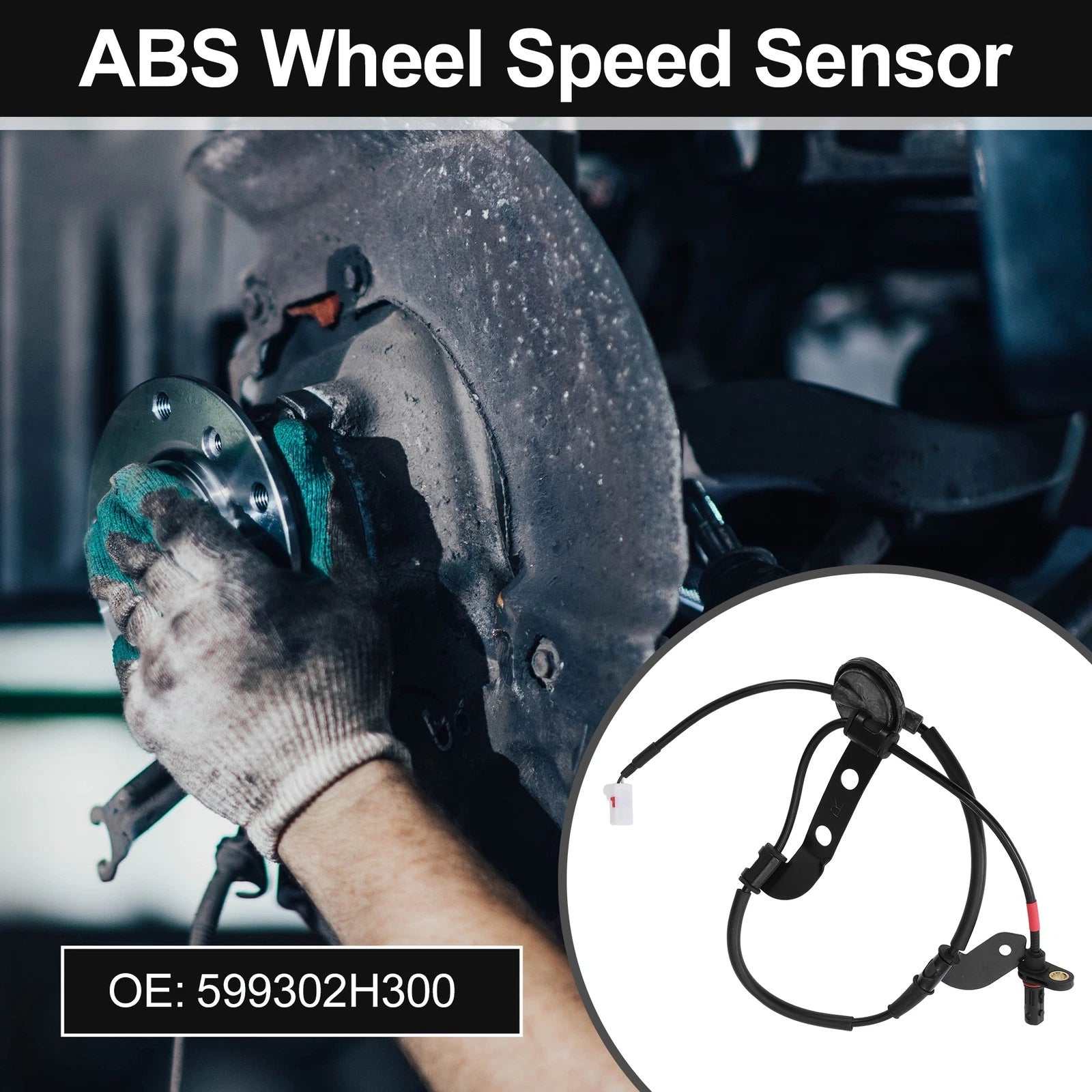 ABS Wheel Speed Sensor No. 599302H300 for Hyundai Elantra (2007–2011)