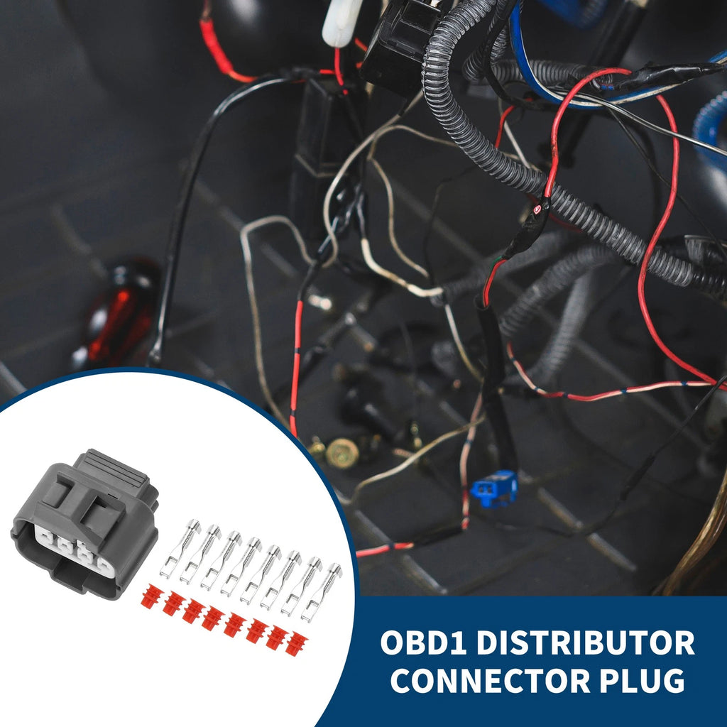 OBD1 Distributor Connector Plug Female Wire Terminal for Honda (Year Range)