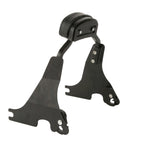 Black Short Passenger Backrest Bracket Pad for Harley Sportster (2004–Present)