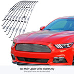 Stainless Chrome Billet Grille Insert for Ford Mustang (2015-2017)