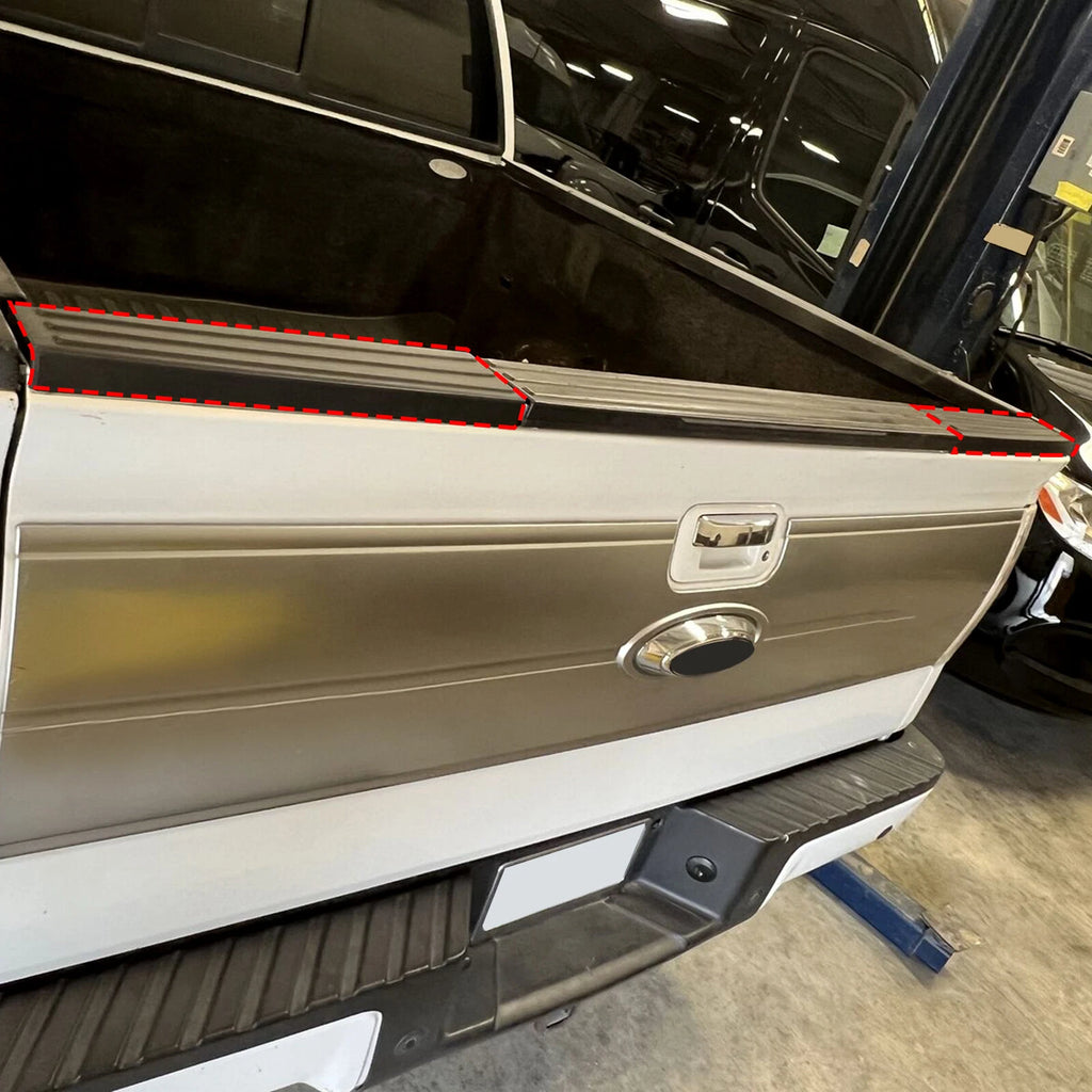 Set of 2 Tailgate Molding End Cap Covers for Ford F150 (2009-2014)