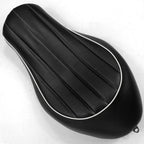 Solo Driver Vertical Stripes Leather Seat for Harley XL883N XL883L XL883X (2005–2013)