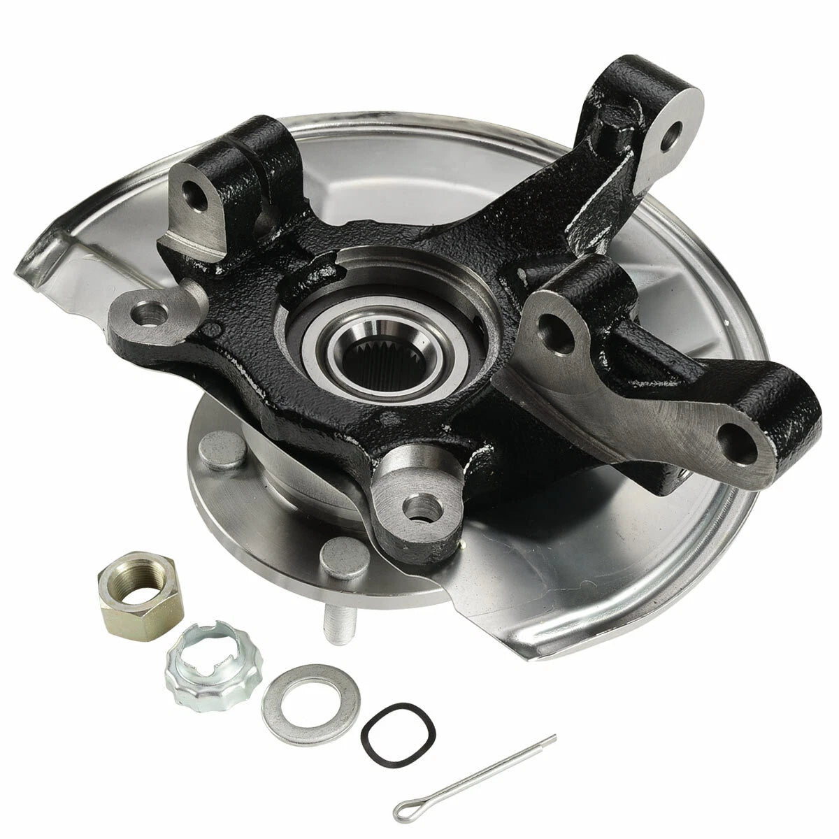 Front Left Steering Knuckle & Hub Bearing for Jeep Compass (2007-2017)