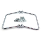 Chrome Throw-over Saddlebag Support Brackets for Harley FLSL FXBB (2018–2021)