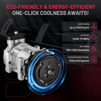 A/C Compressor 8-Groove for Kenworth T600A Peterbilt 379 (SD7H16 CO4759C)