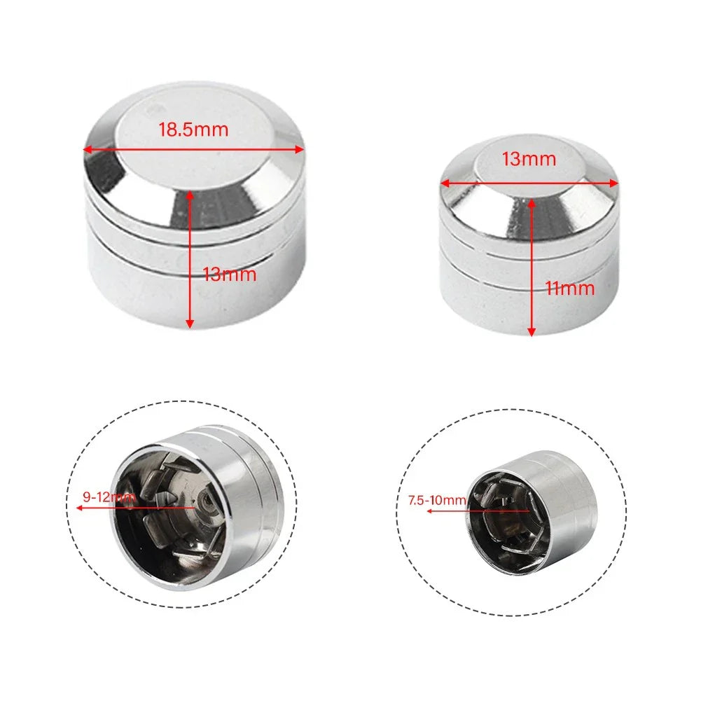 60 x Chrome Engine Bolt Caps Covers for Harley Evolution Engines (1984-1999)