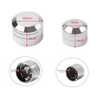 60 x Chrome Engine Bolt Caps Covers for Harley Evolution Engines (1984-1999)