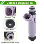 1 Pc No.195500-4060 Fuel Injector for Mazda Miata 1.8 (2001–2005)